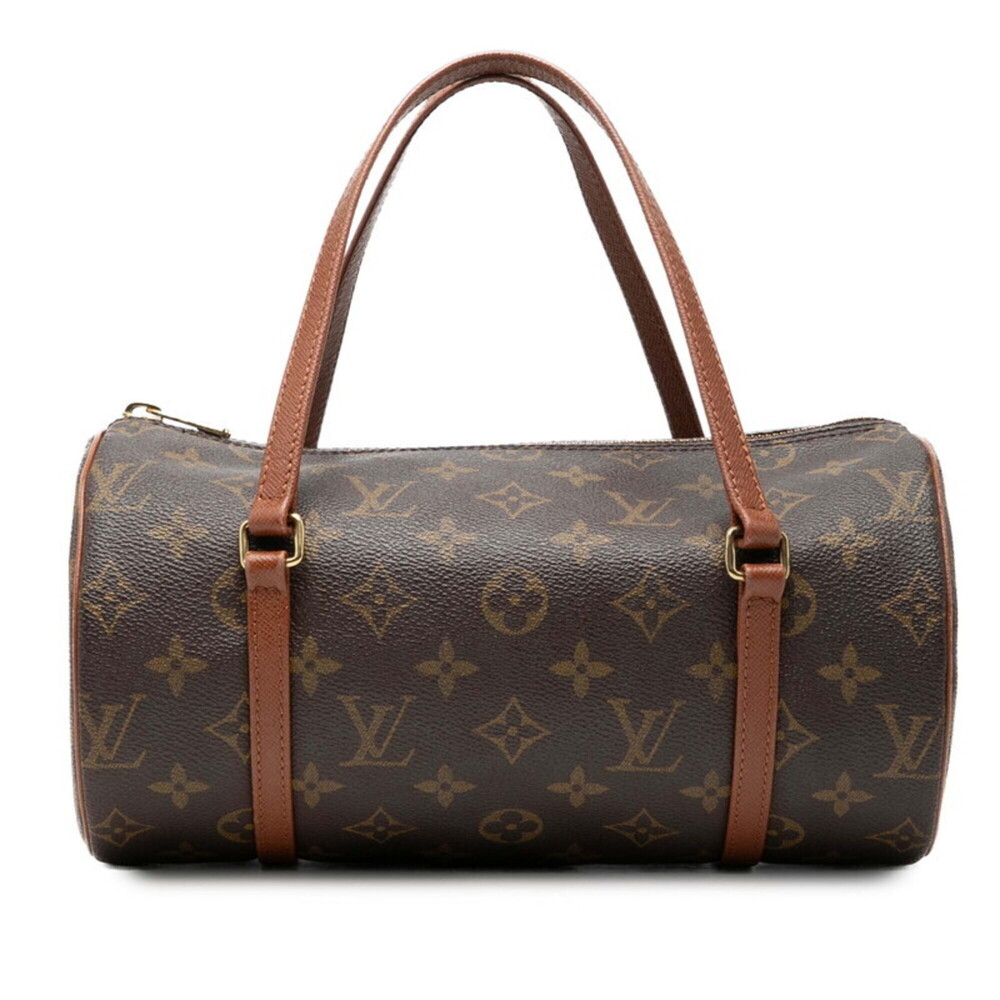LOUIS VUITTON Brown Monogram Leather Papillon 26 Bag